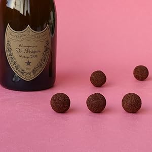 Amazon ルビーシャンパントリュフ4個入 バレンタイン チョコレート ドンペリニヨン Feve フェーヴ チョコレートトリュフ 通販