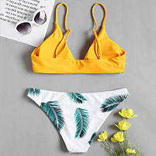 scoop neck bikini