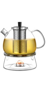 玻璃温茶器套装