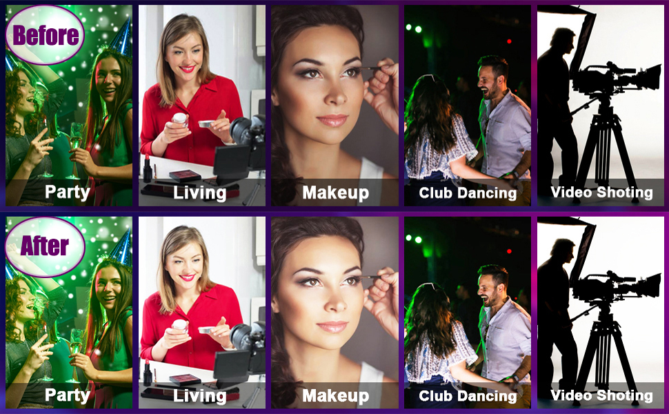 vlogging light ulanzi led light photography led light camera cold shoe light hot shoe zoom light 