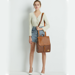 Dayp women's leather backpack daypack handbags city backpack city backpack