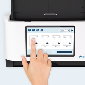 raven original document scanner touchscreen