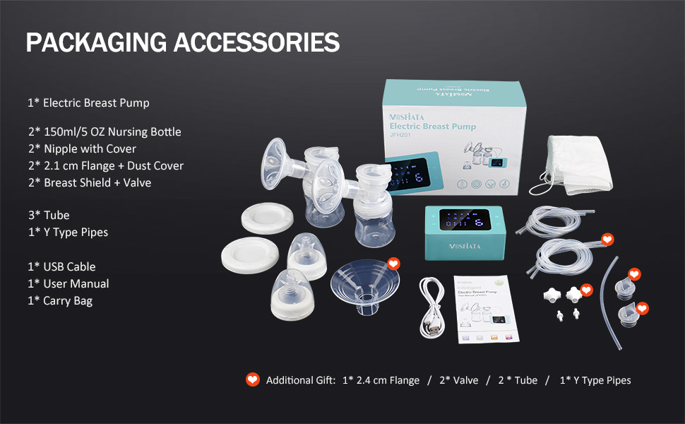 electric breast pump accessories