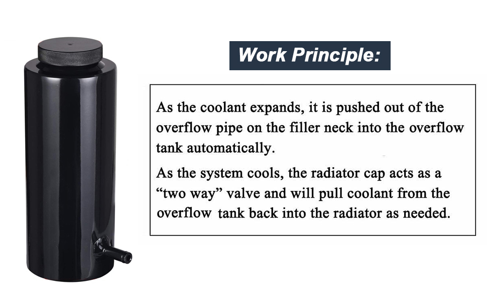how does a coolant overflow tank work