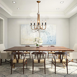 vintage chandelier for dining room