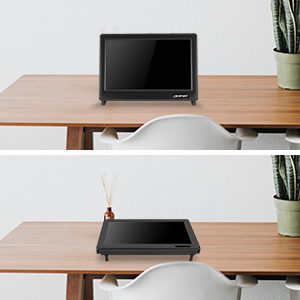 Wall mount or stand on desktop