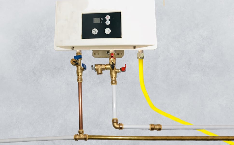 HQMPC Tankless Water Heater Isolation Valves Tankless Water Heater