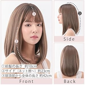 ミ*ィ様 アクアドールフルウィッグ 楽天市場】アクアドール チェルシーミディ[wg332] (送料無料