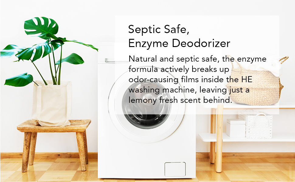 Excelsior HE Washing Machine Cleaner and Deodorizer for 5 cleanings of