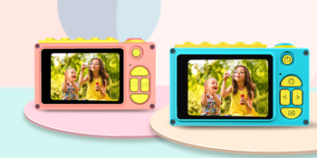 ShinePick Kids Digital Camera, Mini 2 Inch Screen Children's Camera 8MP HD Digital Camera with Micro SD Card(Pink) 12 1