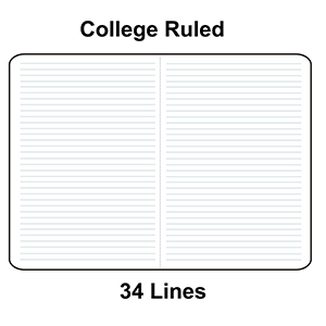 College Ruled Notebooks
