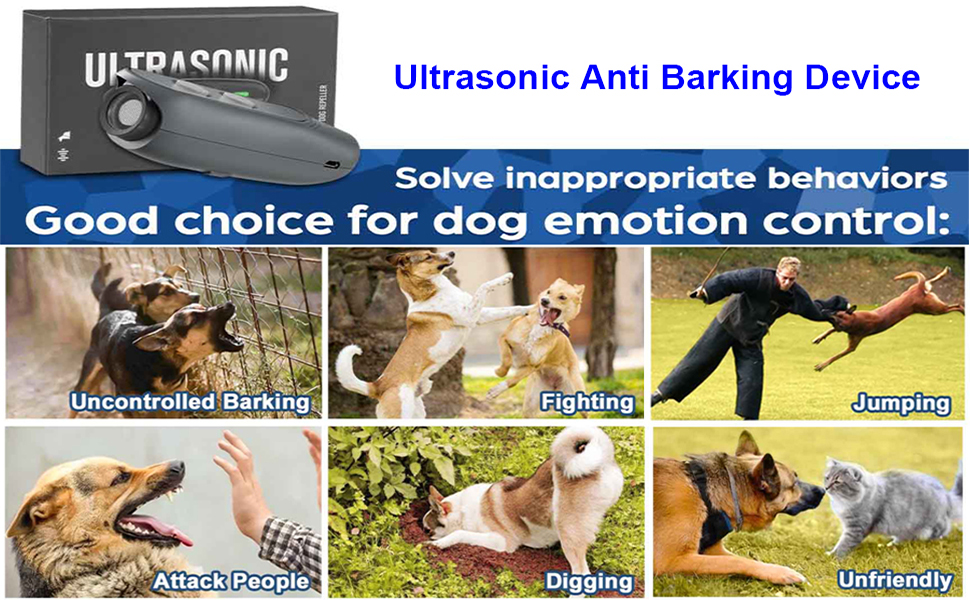 Tyasoleil Anti Barking Device, Ultrasonic Dog Bark