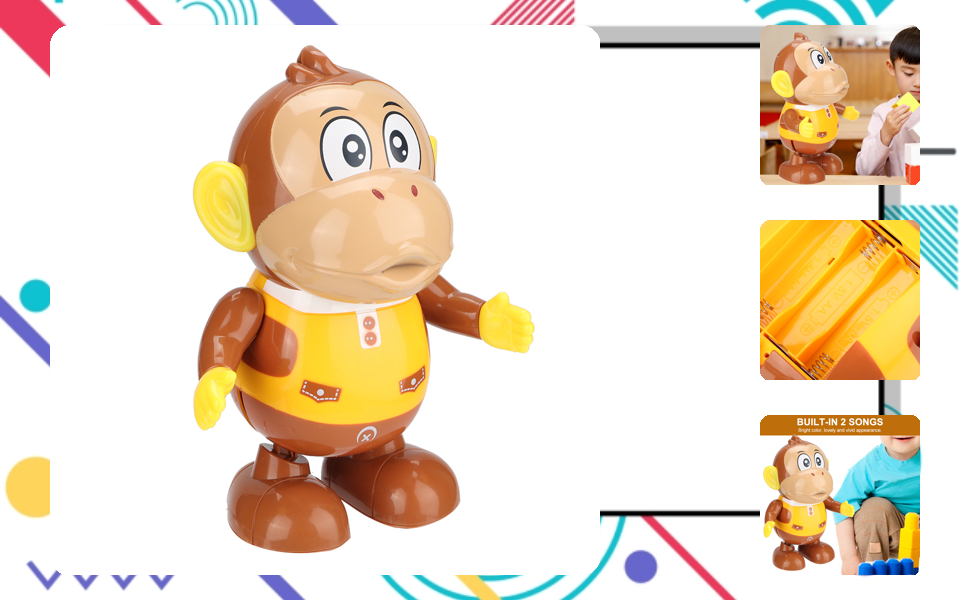 Amazon.com: Mrisata Children Toy Toy Plastic Monkey Light
