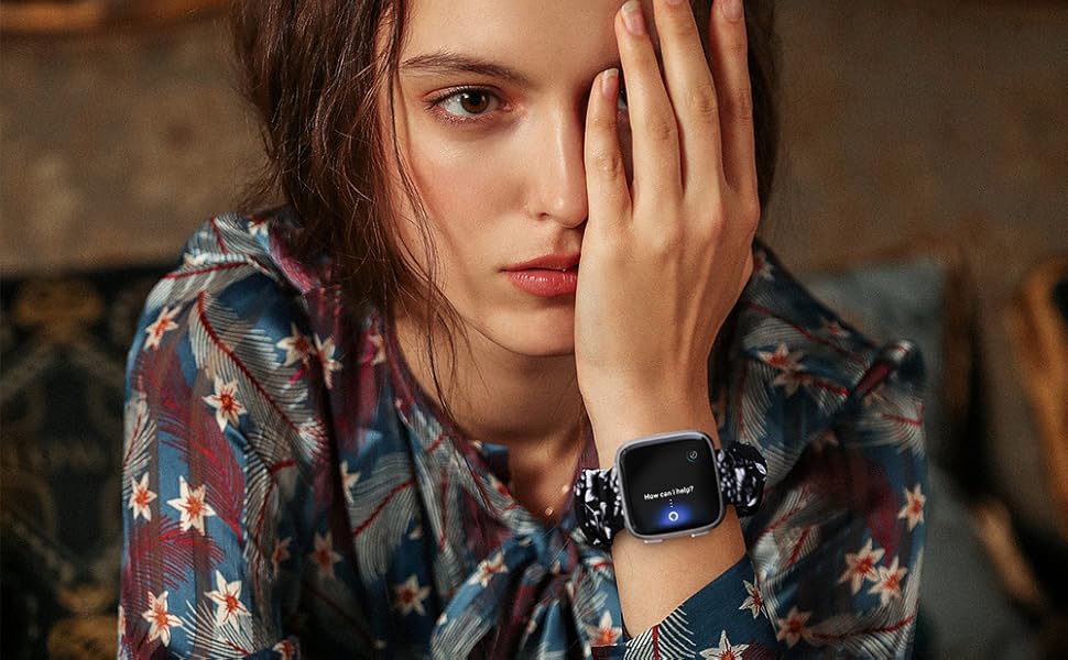 Scrunchie Watch Bands Compatible with Fitbit Versa/Versa 2