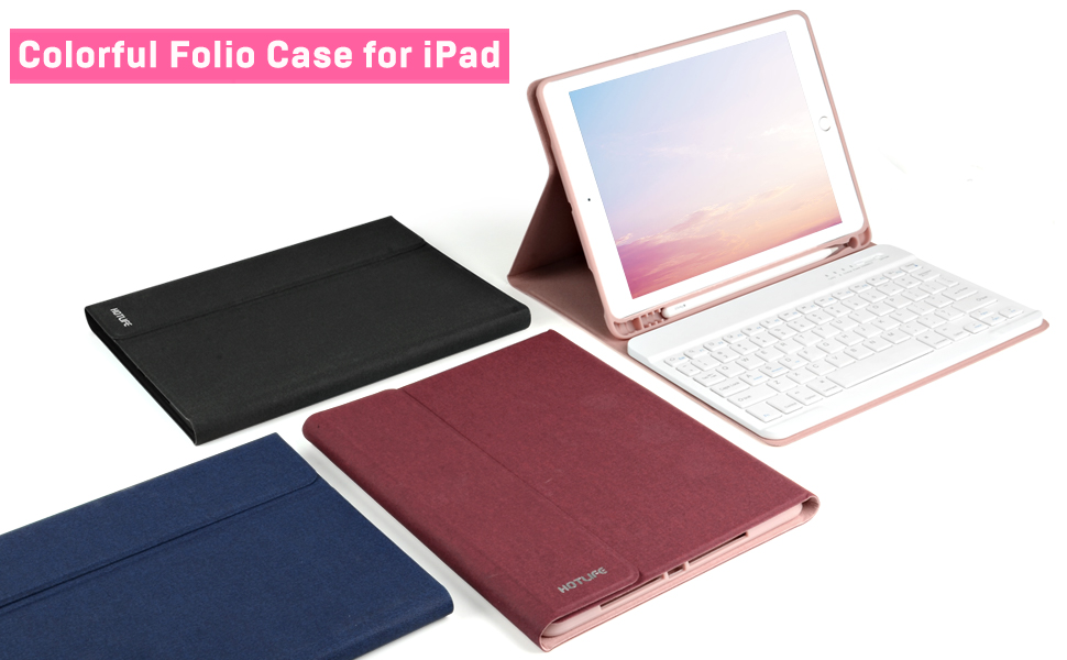 HOTLIFE iPad Keyboard Case 9.7 for iPad 2018 6th Gen, iPad