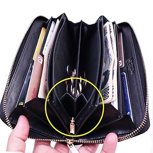 大容量でも使いやすいレディース財布