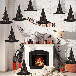 Amazon.co.jp: [Buogint] ハロウィン魔女帽子、女性魔女帽子