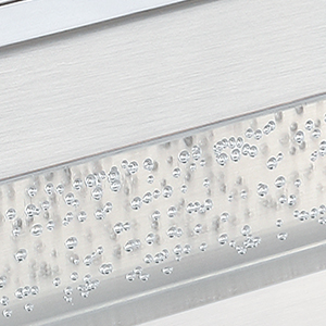 Contemporary Crystal LED Pendant Modern 3-Dimensional Carved Cylinder