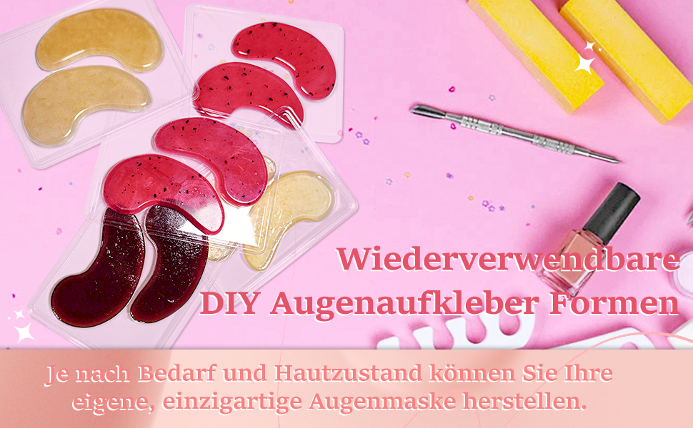 Oogmaskers vormen om zelf te maken