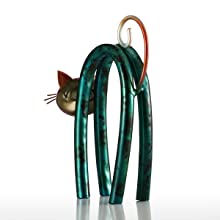Spring Little Cat Metal Modern Sculpture