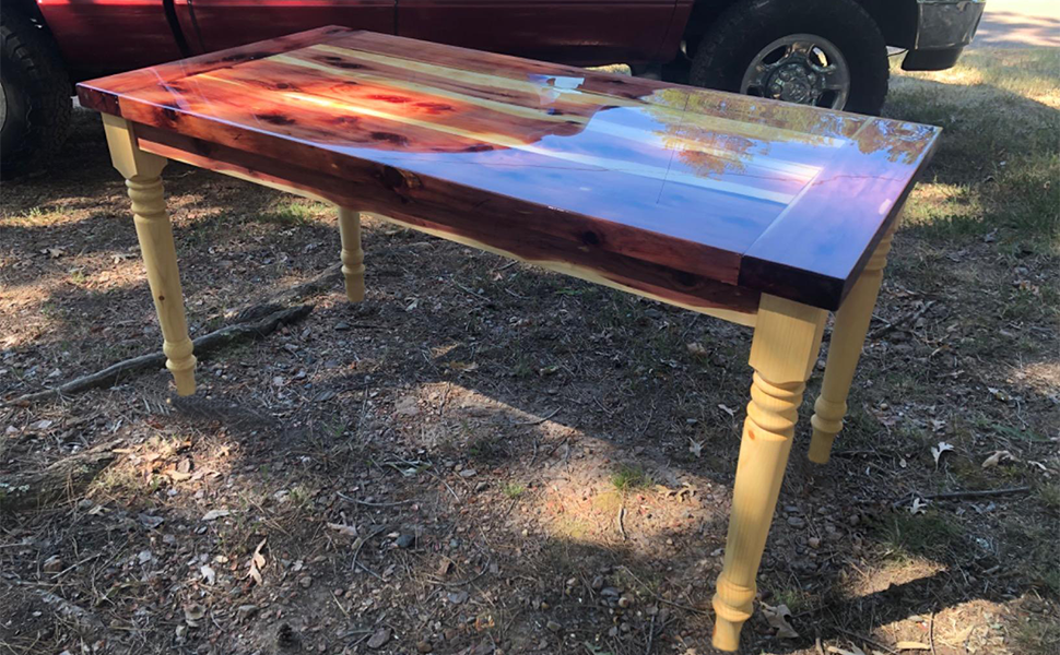 MYOYAY Farmhouse Dining Table Legs Set of 4 Unfinished