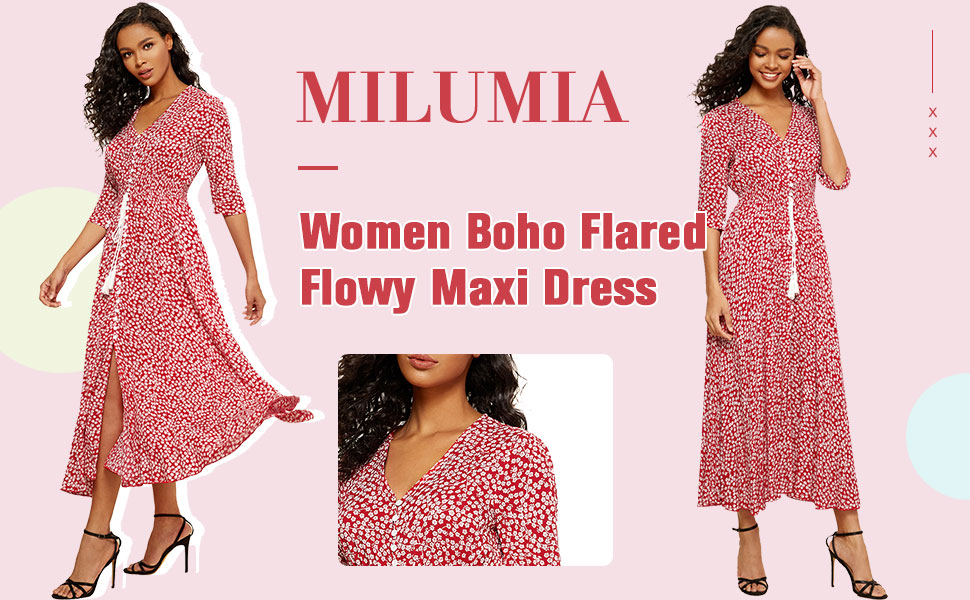 amazon milumia maxi dress