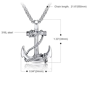 [COLD FRAME] / ☆ CF ANCHOR CHAIN NECKLACE LARGE CF ANCHOR CHAIN NECKLACE LARGE