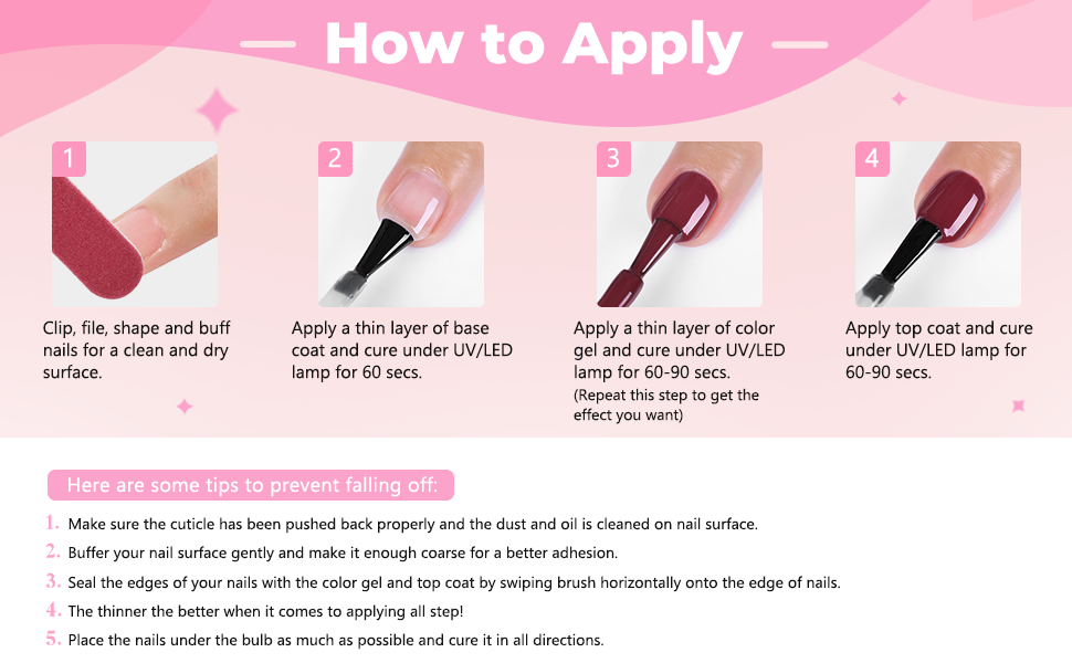 GERSHION 23 Pcs Gel Nail Polish Set, Modern Muse Soak Off