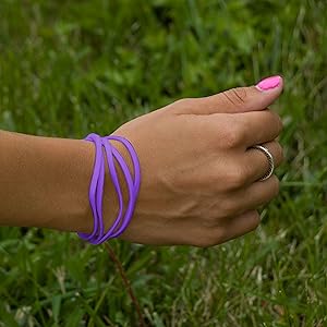 rubber bands purple