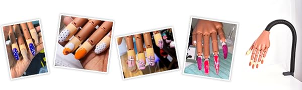 Practice Hand For Acrylic Nails