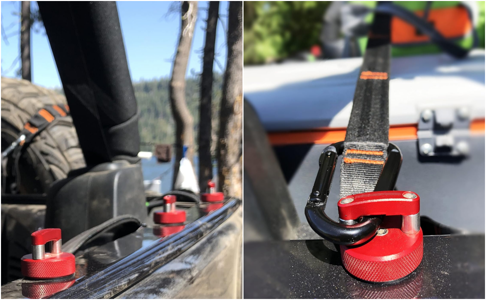 Hard Top Quick Removal Fastener Thumb Screw, 8PCS M8 1.25