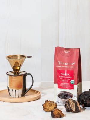 Enjoy Chaga Ashwagandha as hot or iced tea high in antioxidants to support your overall health