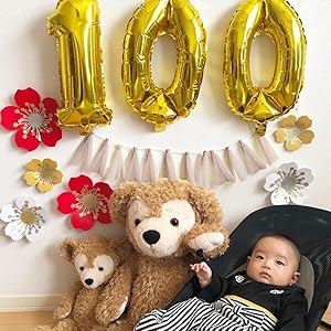 Amazon.co.jp: regalo ハーフバースデー 飾り付け セット 飾り