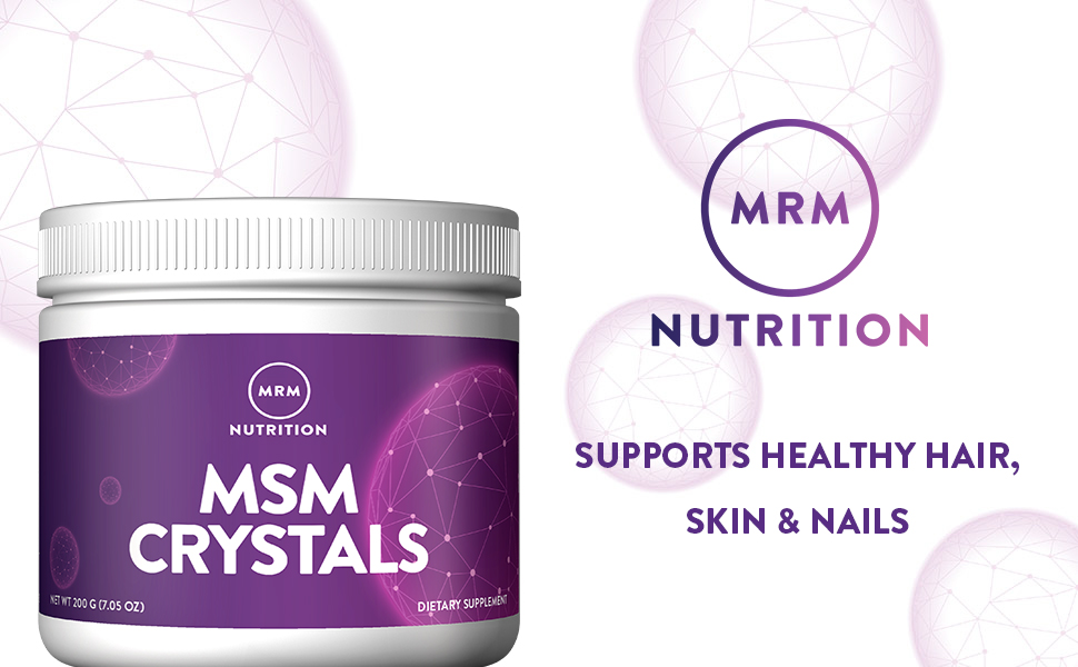 MRM Nutrition MSM Crystals MethylsulfonylMethane Drink