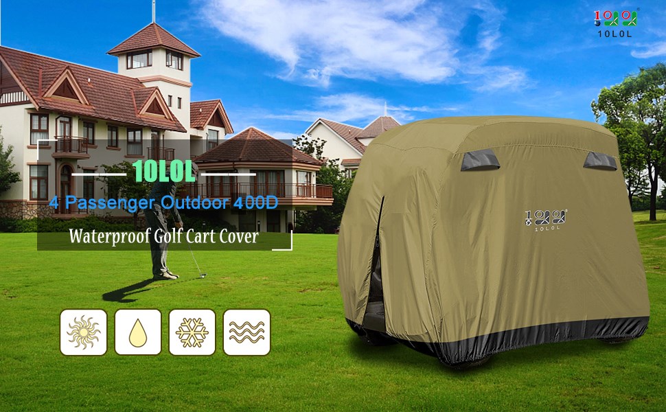 4 Passenger Golf Cart Covers waterproof