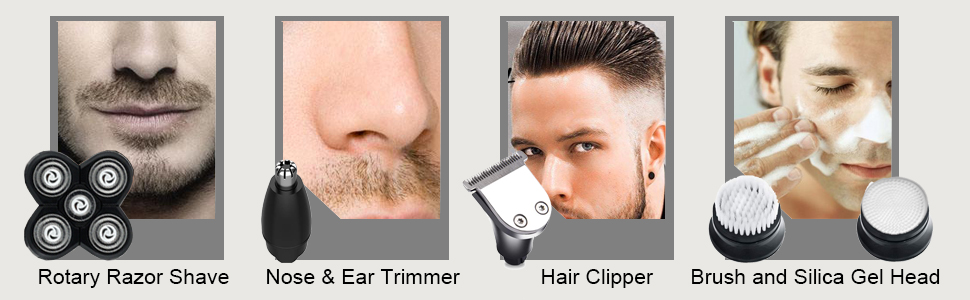 Electric Shaver Razor For Men Mens Shaver Trimmer Grooming 5 In 1