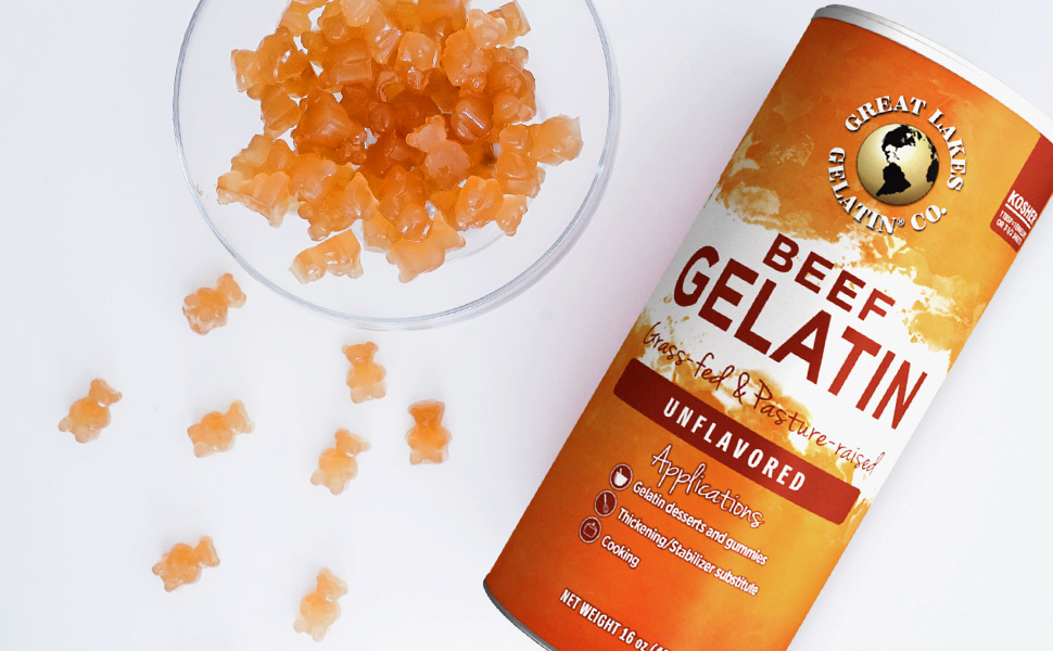 Great Lakes Wellness Culinary Beef Gelatin Powder Unflavored Grass