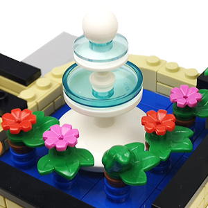 Nifeliz street Botanical Garden compatible with lego creators expert sets