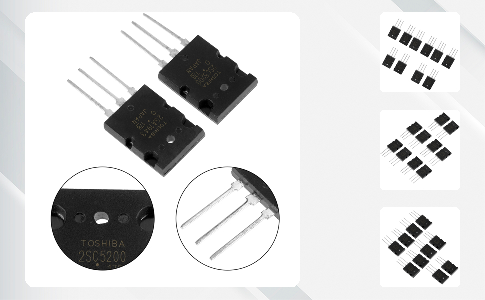 2sc5200 5個セット Amazon.com: 5 Pair 2SC5200 High Power Amplifier Transistor