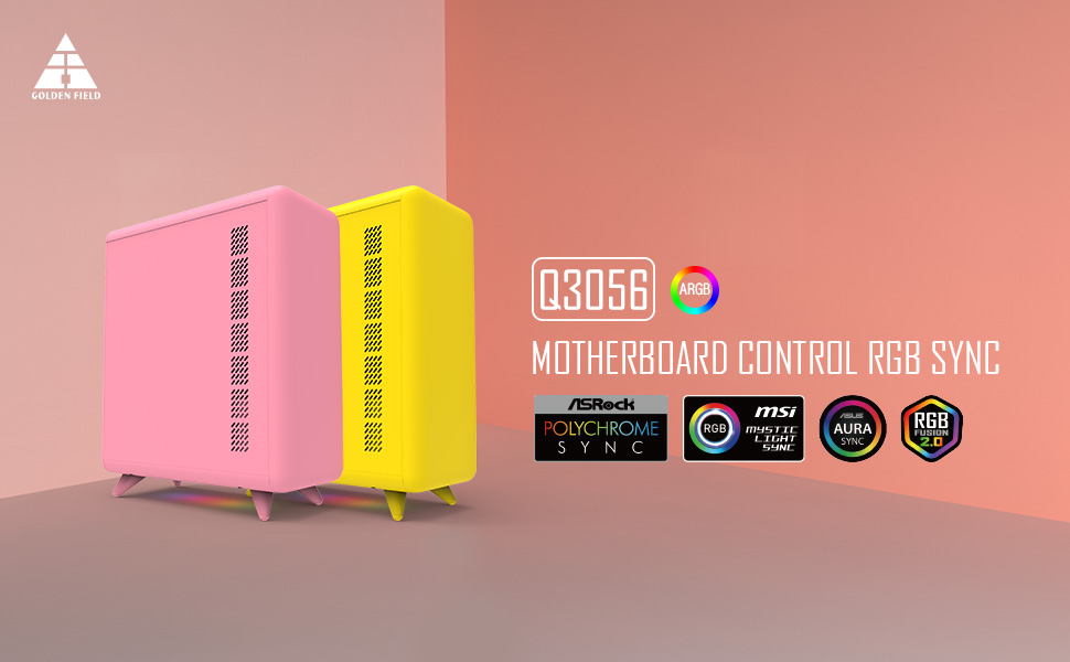 Amazon | GOLDEN FIELD Q3056ミニタワーPCケース カートゥーン