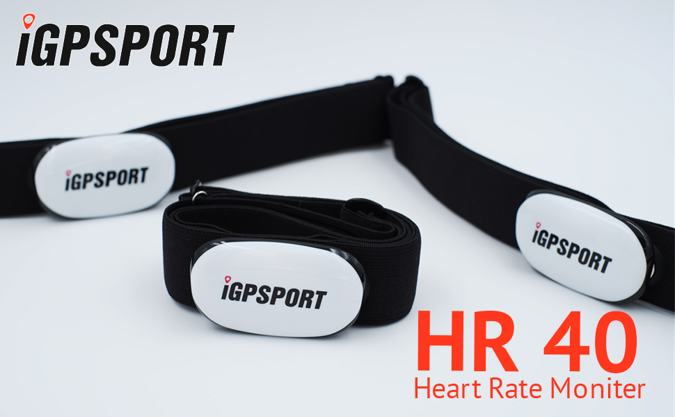 iGPSPORT Heart Rate Monitor HR40 Waterproof ANT+, Bluetooth Chest Strap