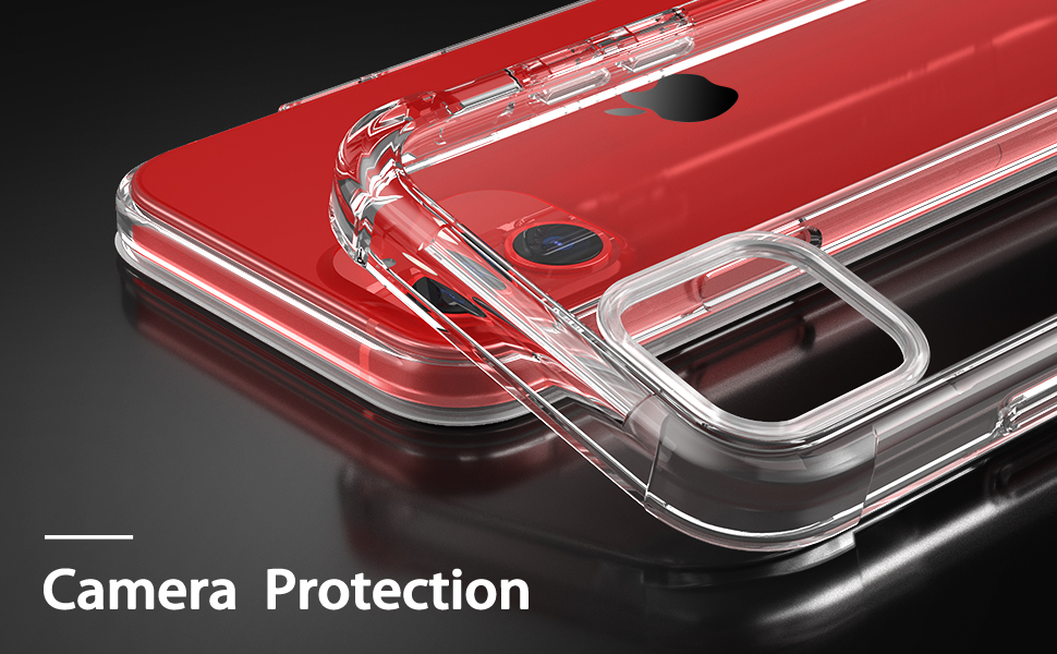 SURITCH Clear Case for iPhone 12/ iPhone 12 Pro 6.1inch, [Builtin Screen Protector