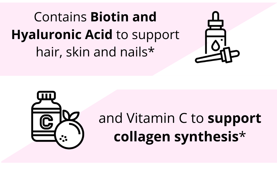 Multi Collagen Peptide Powder with biotin, hyaluronic acid and vitamin C