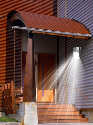 Dakason led wall pack light with photocell dusk to dawn