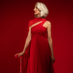 "Broadway Red" Cane