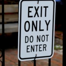 Do Not Enter Property Sign 