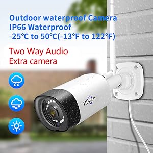 Two way audio camera