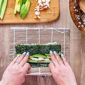 homemade sushi making kit home diy food kit heart sushi maker kit for beginners easy sushi set for 2