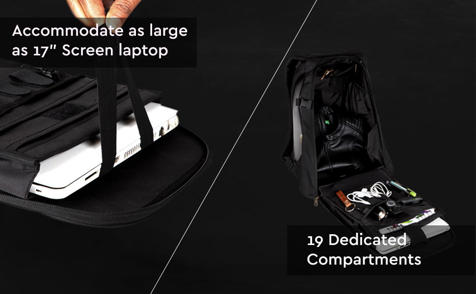 GRAND PITSTOP GR Pack 25 Litre Anti Theft Backpack for Bikers with