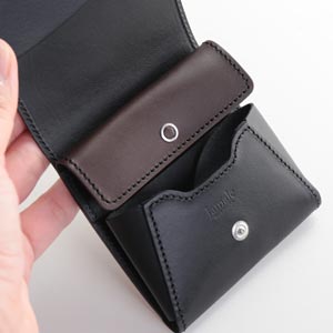 【Jamale】ジャマレ　本革レザー二つ折り財布 Jamale 二つ折りミニ財布【名入れ 別途購入で可能】